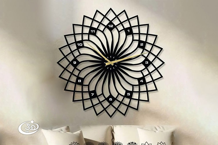 ساعت چوبی لیزری | ساخت ساعت چوبی لیزری با لوگوی اختصاصی