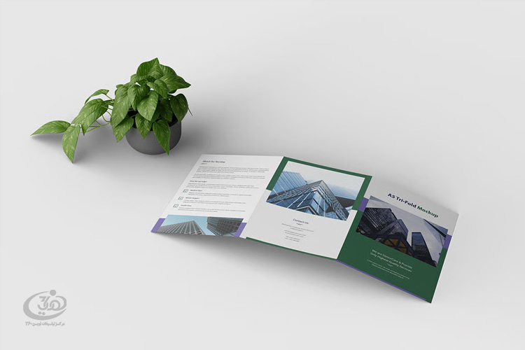 طراحی و چاپ بروشور تبلیغاتی سه لت